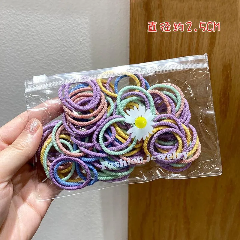 100-piece Colorful Hair rope Children's Clothing
