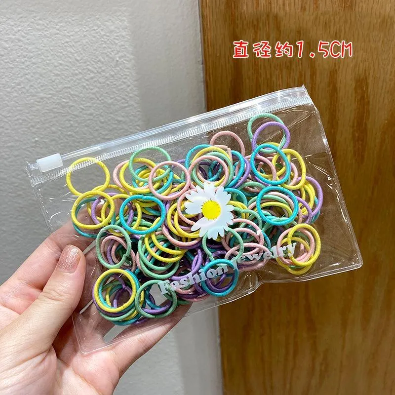 100-piece Colorful Hair rope Children's Clothing
