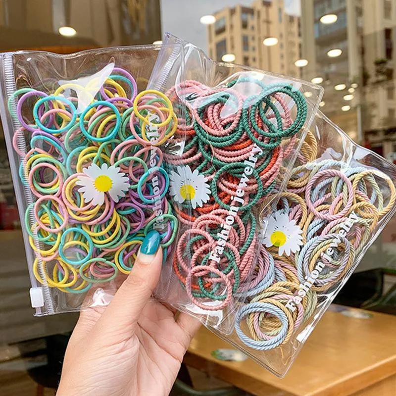 100-piece Colorful Hair rope Children's Clothing