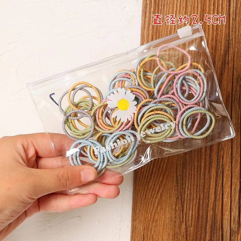 100-piece Colorful Hair rope Children's Clothing