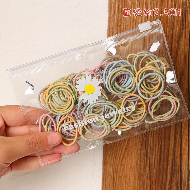 100-piece Colorful Hair rope Children's Clothing