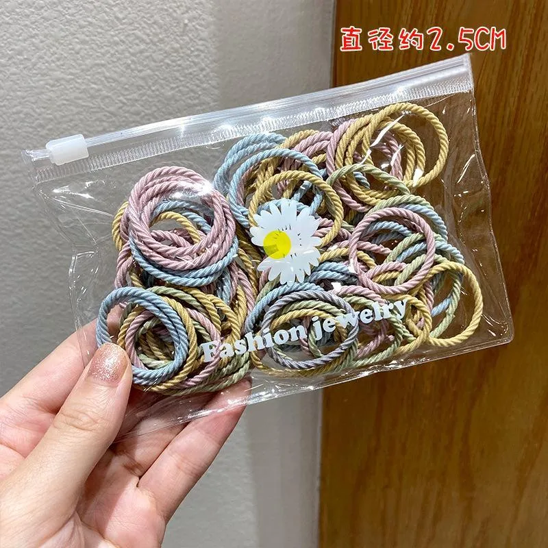 100-piece Colorful Hair rope Children's Clothing