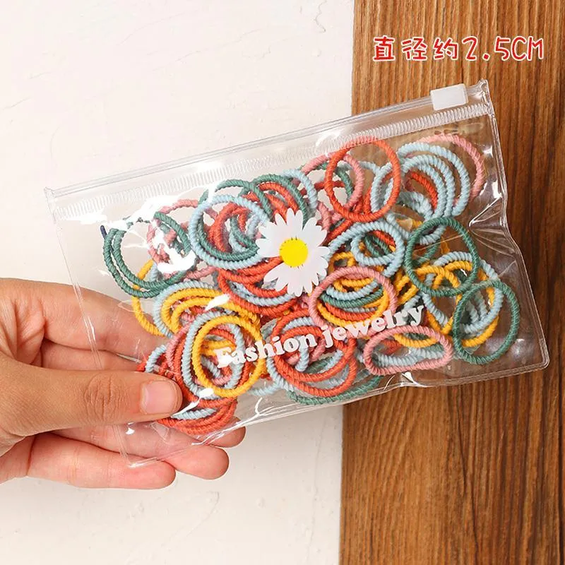 100-piece Colorful Hair rope Children's Clothing
