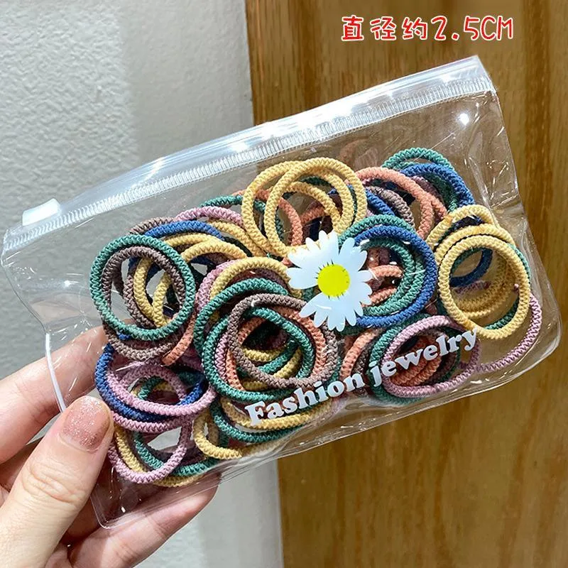 100-piece Colorful Hair rope Children's Clothing
