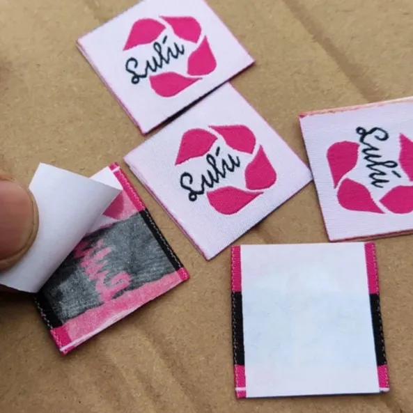 1000 Pcs Custom Self Adhesive Clothing Labels - Personalized Text Logo for Handmade Clothing and Apparel - Fabric Labels - Cloth Garment Tag