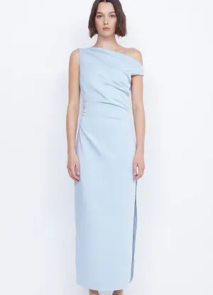Bec   Bridge - Rochelle Asym Midi Dress - Dolphin Blue
