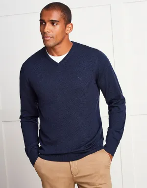 Crew Clothing Merino V Neck Jumper