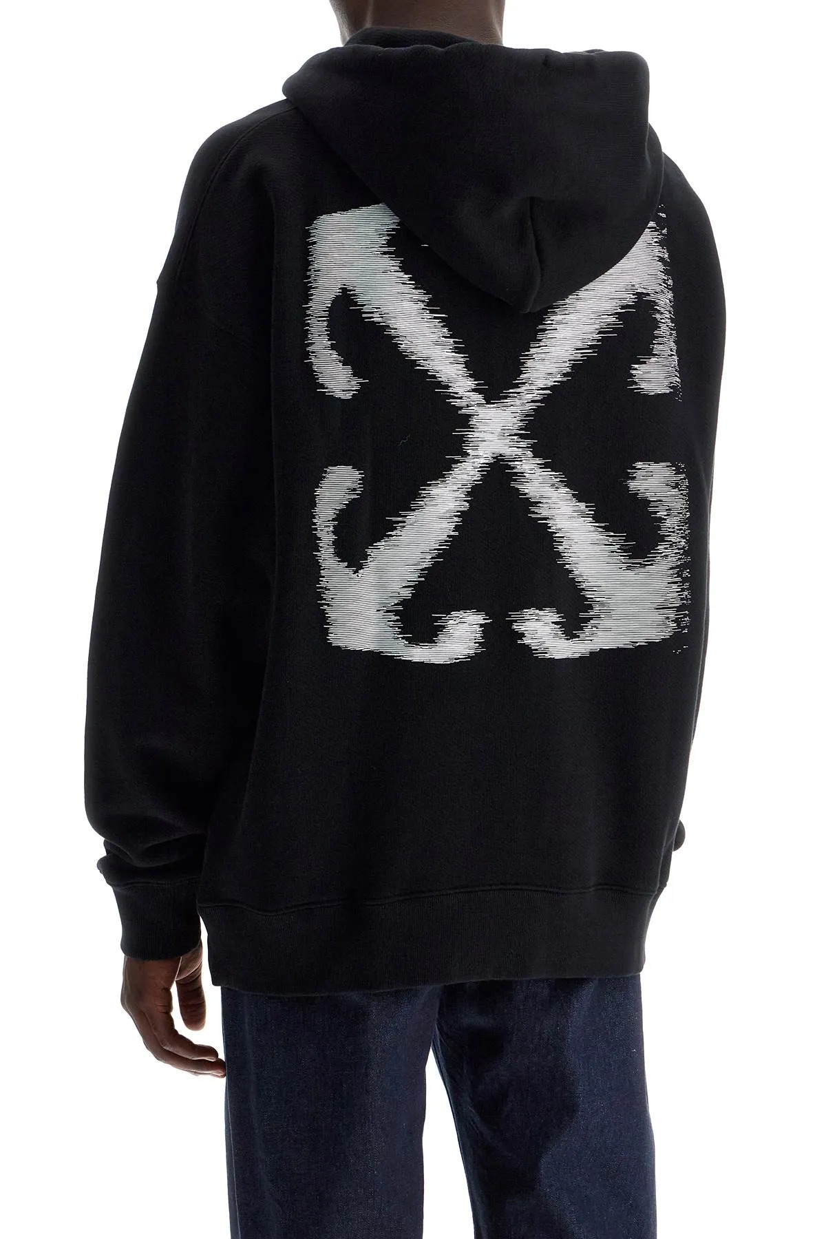 "windy arrow hooded sweatshirt
